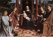 DAVID, Gerard The Mystic Marriage of St Catherine dg Spain oil painting artist